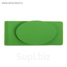 Зажим для бумаг металлический зеленый