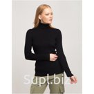 Водолазка лапша в белом цвете , Цвет Черный, Размер XS FORS