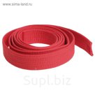 Пояс для единоборств 2,8 м, цвет красный
