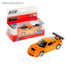 Машина металлическая инерционная Porsche 911, масштаб 1:39, МИКС