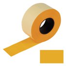 Этикет-лента 26?16 мм, прямоугольная, оранжевая, комплект 5 рулонов по 800 шт., BRAUBERG