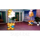 Гирлянды (ассорти), фигуры из шаров, фонтанчики из гелиевых шаров, шарики под потолок и др. На выбор.