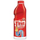 Средство для прочистки канализационных труб 1 л, TIRET (Тирет) «Turbo», гель