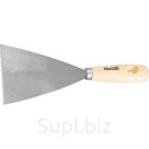 Шпательная лопатка из нержавеющей стали 30 мм деревянная ручка SPARTA 852035