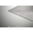 Сотовый поликарбонат СТАНДАРТ 4х2100х12000мм прозрачный