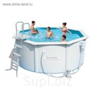 Бассейн каркасный Hydrium, 300 х 120см, фильтр-насос, лестница, подстилка