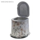 Туалет дачный, h=39 см, без дна, с креплением к полу, «Парма»