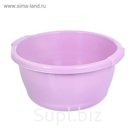 Таз круглый 16 л, цвет МИКС