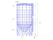 Силос цементный разборный 850-1400 тонн