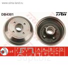 Барабан тормозной  TRW DB4301
