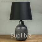 Лампа настольная "Гравий" чёрный 1х40W Е14 42,5х28х28 см