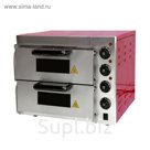 Печь для пиццы GASTRORAG EP-2RR, электрическая, 3 кВт, 2 модуля, 2 нагрева, 50-350°С, таймер