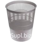 Корзина для бумаг Стамм, 14л, сетчатая, серая