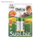 Аккумулятор Dialog, Ni-Mh, AA, HR6-2BL, 1.2В, 1300 мАч, блистер, 2 шт.
