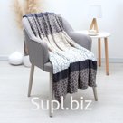 Плед 100х150см рис. 7552, корал-флис 165г/м, пэ100%