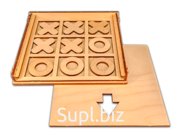 Деревянный конструктор-игра "Крестики-нолики"