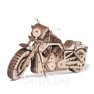 Wooden construction set DROVO Motorcycle "Road Storm" is a wonderful gift for a child or an adult who loves to collect cars and other equipment for any occasio…