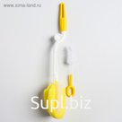 Набор ёршиков по уходу за детскими бутылочками и сосками, цвет МИКС