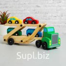 Игрушка деревянная «Автовоз», цвета МИКС