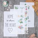Набор полотенец кух. "Доляна"  Garden life 35х60см-4шт, 100% хл