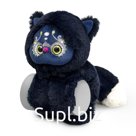 Мягкая игрушка "Нео на 2 браслетах", черный, 25 см LRta-061