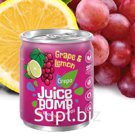 Сок Grepo Juice Bomb Sparkling Red Grape   Lemon Juice