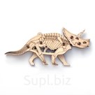 The wooden construction set TRICERATOPS BRON will be a wonderful souvenir for a boy or a girl and will make it easier for you to find a gift for a child and fo…