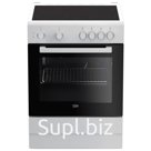Плита Beko FFSS67000W, электрическая, 4 конфорки, 71 л, белая