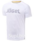 Футболка тренировочная JTT-1041-018, полиэстер, белый/серый