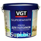 VGT ВД-АК-2180 Краска акриловая интерьерная «Супербелая» влагостойкая матовая, 15 кг