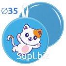Ice-skating cat on a blue background Article: 18211_conclusion