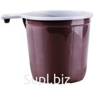Чашки одноразовые для кофе OfficeClean 200мл, набор 50шт., эконом, ПП, бело-коричневые, хол/гор
