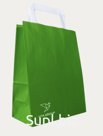 Bags with flat handles
