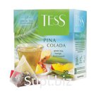 Чай TESS (Тесс) «Pina Colada», зеленый с ароматом тропических фруктов, 20 пирамидок по 1,8 г