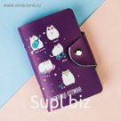 Визитница на 20 холдеров "CAT!"