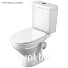 Унитаз-компакт Santek «Лига» косой выпуск, двухрежимная арматура «ИнкоЭр», сиденье полипропилен