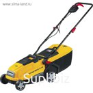 Газонокосилка электрическая DENZEL GC-1100, 1100 Вт, ширина/высота 32 см/30-60 мм, 30 л
