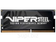 Оперативная память Patriot Memory SO-DIMM DDR4 16GB 2666Mhz Viper Steel (PVS416G266C8S)