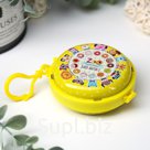 Шкатулка металл на карабине "Зоопарк и пончики" 8,2х8,2х3,5 см