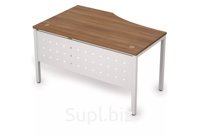 Стол эргономичный (экран - металл) правый