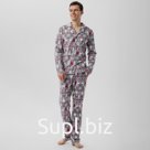 Пижама мужская (рубашка, брюки) KAFTAN «Скандинавия», размер 54