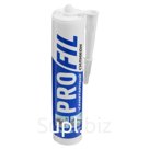 Герметик силиконовый Soudal Profil, санитарный, бесцветный, 270 мл