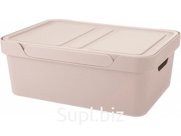 Ящик для хранения 380х276х140, объем 12, коричневый, код:22814