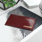 Картхолдер, цвет бордовый