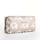 Косметичка на молнии, цвет бежевый