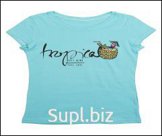 Футболка для девочек 24008 Tropical голубая р.36-42