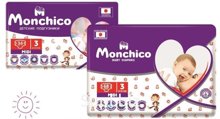 Детские подгузники Monchico standart №3 / 1 x 34