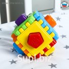Развивающая игрушка Логический куб «Геометрик» 10,5х10,5х10,5см.