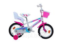 Велосипед детский 705  20" бело-розовый