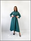 Платье женское, цвет изумрудный AW22-PLZ452